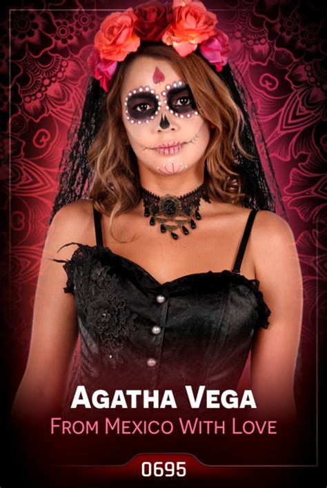 IStripper Agatha Vega FROM MEXICO WITH LOVE X 56 Card F0695