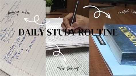 A Daily Study Routine Neet Aspirant Th Grader Pcmb