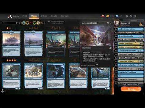 Magic Arena Standart Ub Rogues Aggro Vs Rakdos Aggro Youtube