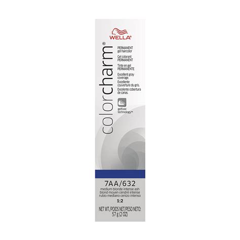 Wella Colorcharm 7aa Medium Ash Blonde Haircolor Long Lasting Gelfuse