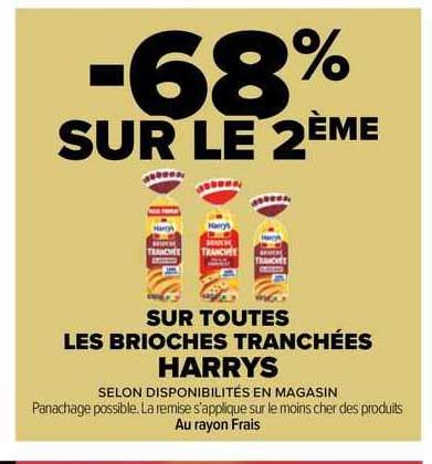 Promo Les Brioches Tranch Es Harrys Chez Carrefour Market Icatalogue Fr