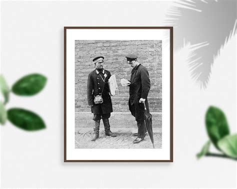 Amazon Photo Newsboy Graphic Photograph Shows Two Men