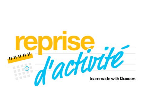 Reprise D Activit R Apprendre Travailler En Quipe Apr S Un Arr T