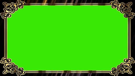 Decorative Border Wedding Frame Green Screen Video Effect Hd Youtube