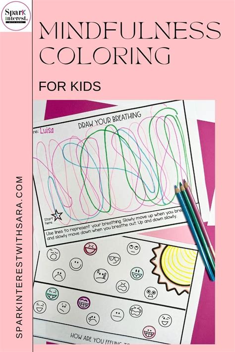 Mindfulness Coloring For Kids | Social emotional skills, Coloring for ...