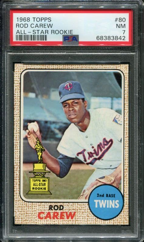 Topps Rod Carew Psa Hof All Star Cards Inc