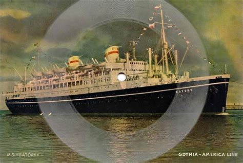 Memorabilia Iv Ts S Stefan Batory Polish Ocean Liner