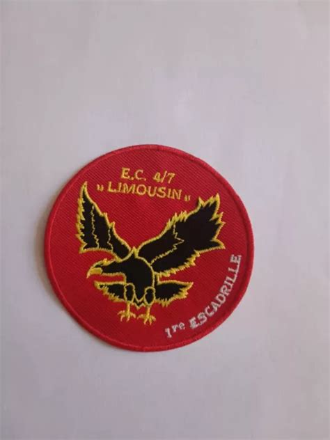 ANCIEN PATCH ECUSSON Militaire Aviation 1 ère ESCADRILLE E C 4 7