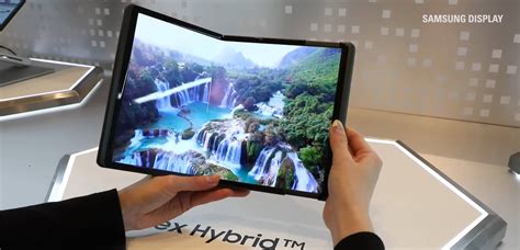 Samsung Flex Hybrid Prototype With Foldable And Rollable Display Makes