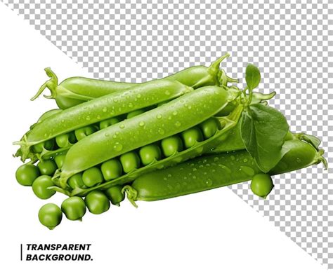 Guisantes Verdes Aislados Archivo Psd Premium