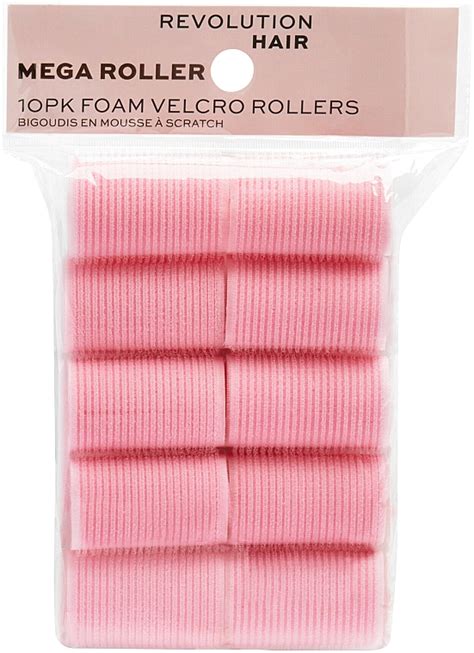 Revolution Haircare Mega Pink Velcro Heatless Rollers Bigoudis Velcro