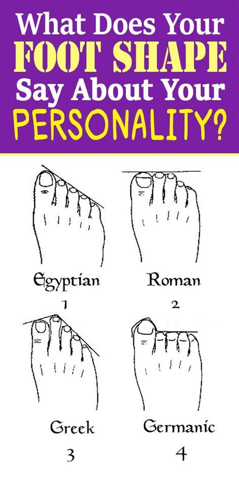 What Does Your Foot Shape Say About Your Personality Personality