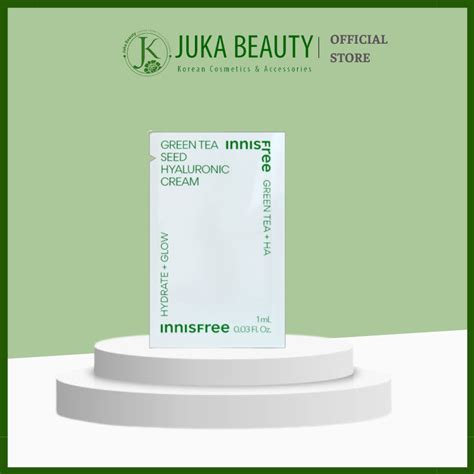 Sample Innisfree Green Tea Seed Hyaluronic Cream 1ml Shopee Malaysia