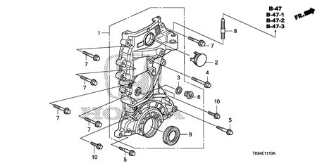 Honda Fit Case Assy Chain Emissions Engine Fuel 11410 Rb1 J00