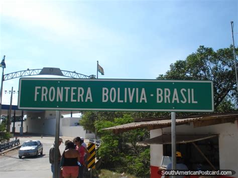 Frontera Bolivia Brasil El Paso De Frontera En Quijarro Foto De