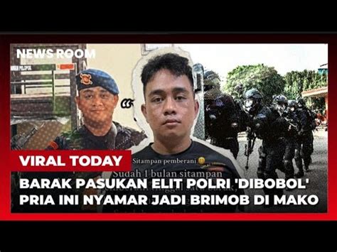 Sosok Indra Hikmal Anggota Brimob Gadungan Sukses Tinggal Dalam Barak