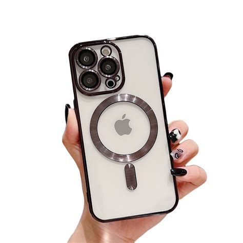 Clear Iphone 13 Case Plated Magsafe Ring Clear Black Cocomii Iphone 11 Pro Case Iphone