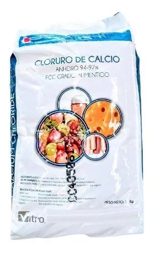 Cloruro De Calcio Grado Alimenticio 25 Kg MercadoLibre