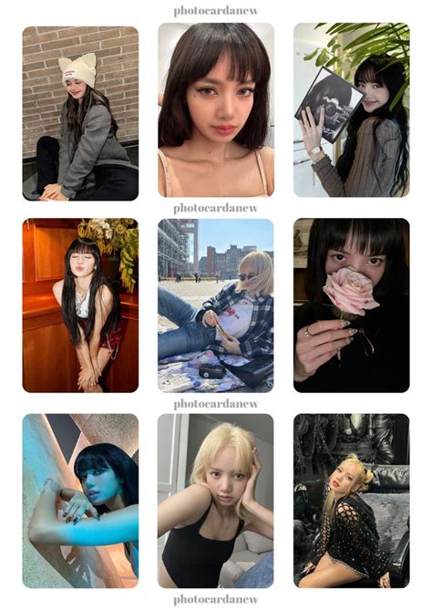 lisa photocard template Koreli kadın oyuncular Fotoğraf Ünlüler