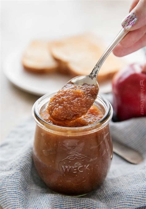 Homemade Crockpot Apple Butter - The Chunky Chef