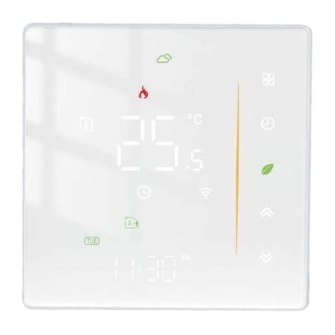 Thermostat numérique intelligent WiFi programmable pour chaudière