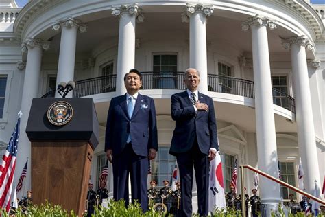 Biden Yoon Warn North Korea On Nukes Unveil Deterrence Plan The