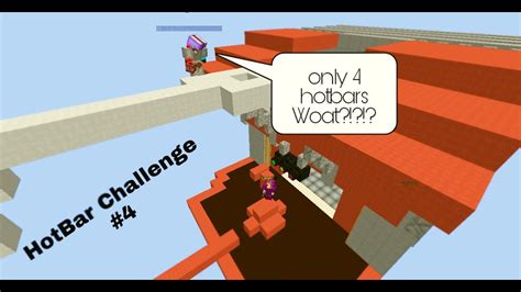 Slot Hotbar Challenge Minecraft Bedwars Youtube