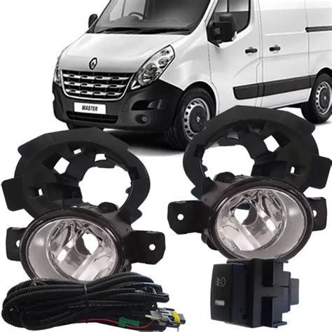 Kit Farol Milha Renault Master A Botao Original