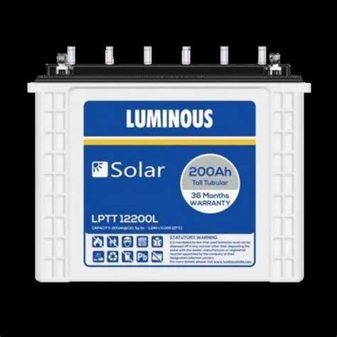 Luminous Solar Ah Tall Tubular Battery At Rs Luminous