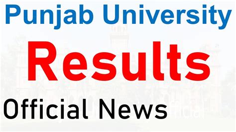 Ba Bsc Adp Bcom Ma Msc Llb Result Punjab University Supply Annual