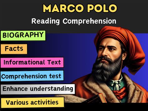 Marco Polo Biography Facts Reading Comprehension Information