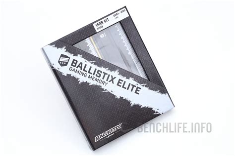 Micron E 給你更多超頻挑戰空間Ballistix Elite DDR4 4000 動手玩 BenchLife info