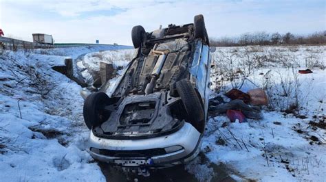 Foto Cascadorie Pe O Osea Din Giurgiu O Oferi S A Dat Peste Cap