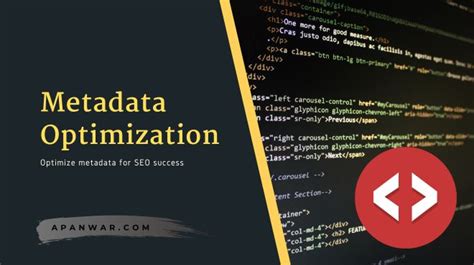 Mastering Metadata Optimization For Seo Success Arvind Panwar