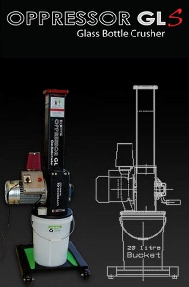 Alba International Expleco Glass Bottle Crusher Alba International