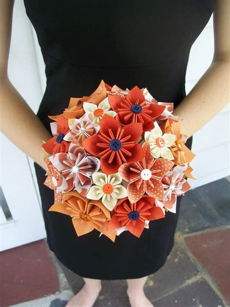 New Origami Flower Bridal Bouquet Origami