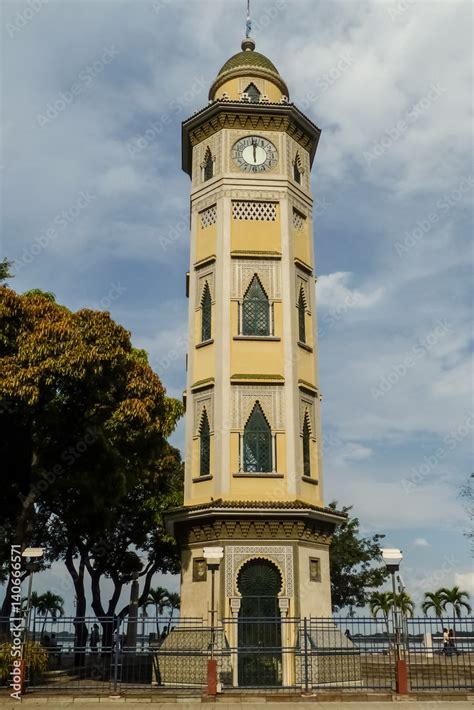 Torre Morisca Or Torre Del Reloj Malecon Simon Bolivar Guayaquil