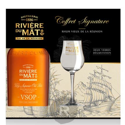 Rivi Re Du M T Rhum Tr S Vieux Vsop Coffret Verres Cl