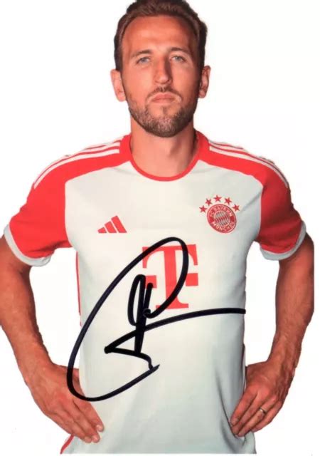 ORIGINAL AUTOGRAMM VON HARRY KANE FC Bayern München EUR 50 00