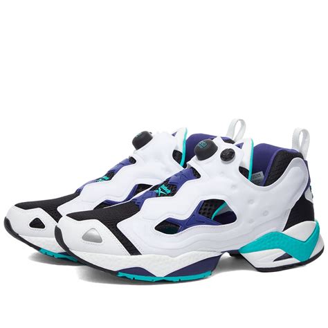 Reebok Instapump Fury 95 Black, Teal & Purple | END. (US)