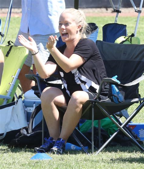 Pregnant Kendra Wilkinson Cheering On Her Son At His Soccer Game