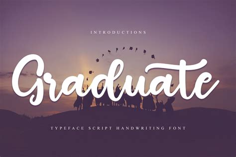 Graduate Font By Bintang Studio · Creative Fabrica