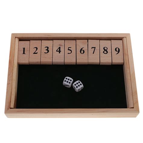 Jeu De Soci T Shut The Box En Bois Pour Enfants Et Adultes Jeu De Soci