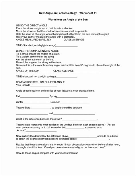 30 Ecological Relationships Worksheet Worksheets Decoomo