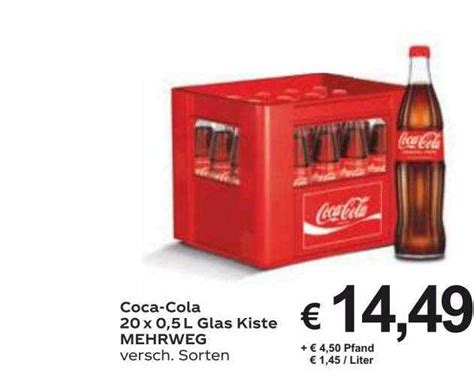 Coca Cola 20 X 0 5 L Glas Kiste Mehrweg Angebot Bei Bilgro 1Prospekte De