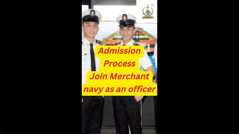 Admission Process Join Merchant Navy As An Officer YouTube