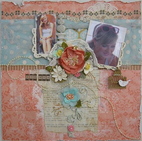 Enjoying Summer Swirlydoos Kit Club Scrapbook Scrapbook