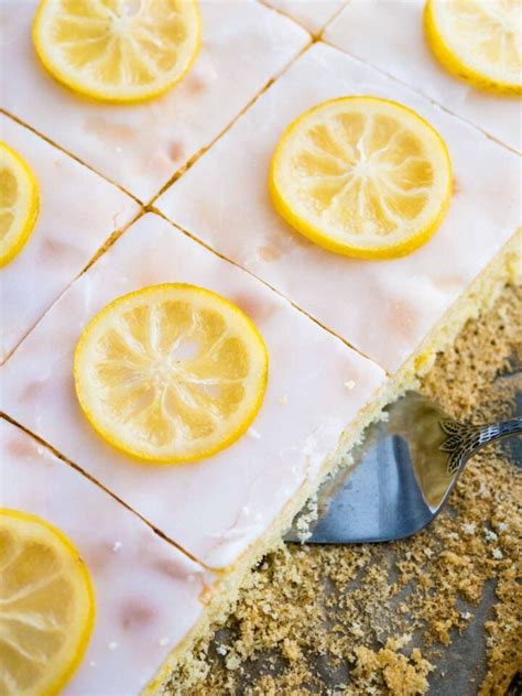 Easy Lemon Sheet Cake Recipe Plated Cravings