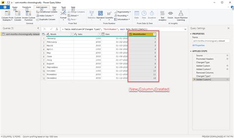 How To Add Month Name Column In Power Bi Printable Timeline Templates