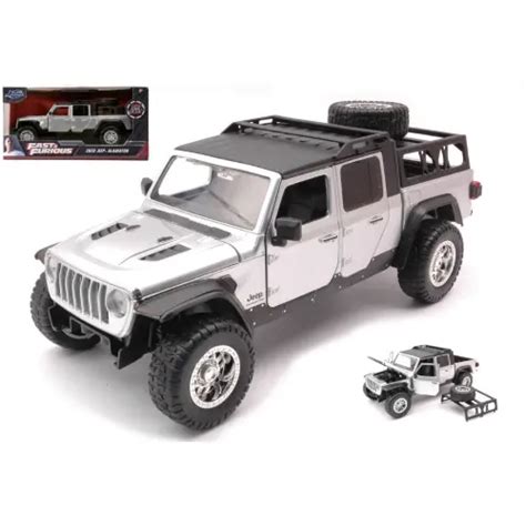 JEEP WRANGLER GLADIATOR 2020 FAST FURIOUS 9 SILVER 1 24 Jada Toys